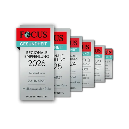 FOCUS-Siegel 2026 – Empfehlung für die Zahnärzte am Uhlenhorst
